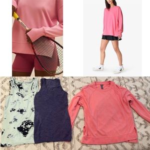 Lot of 3 Sweaty Betty XS After Class Sweatshirt